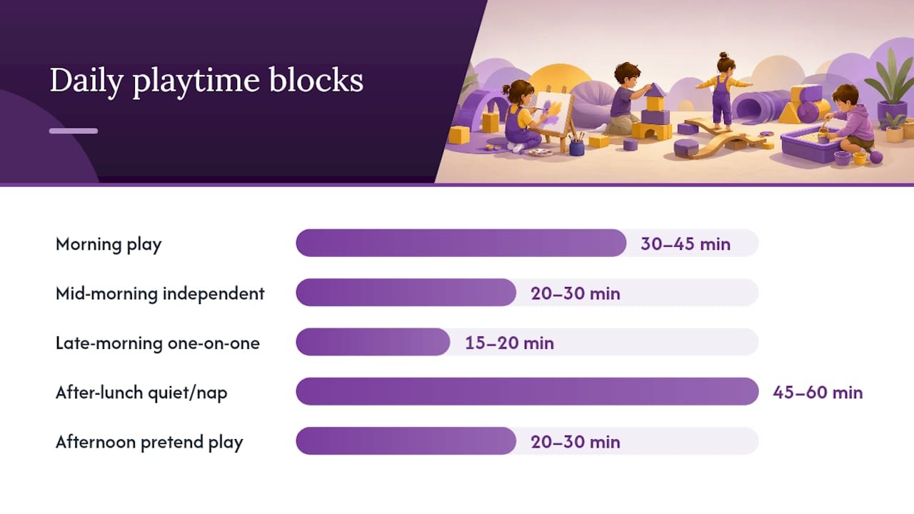Daily playtime schedule for 3 year olds