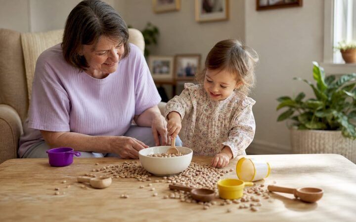 12 Low Prep Toddler Activities for Grandparents With Seated Options