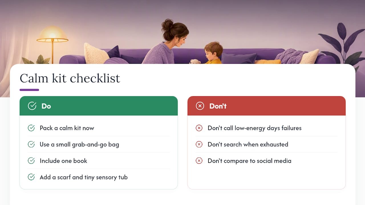 An Honest Note for Parents Running on Empty — overview diagram