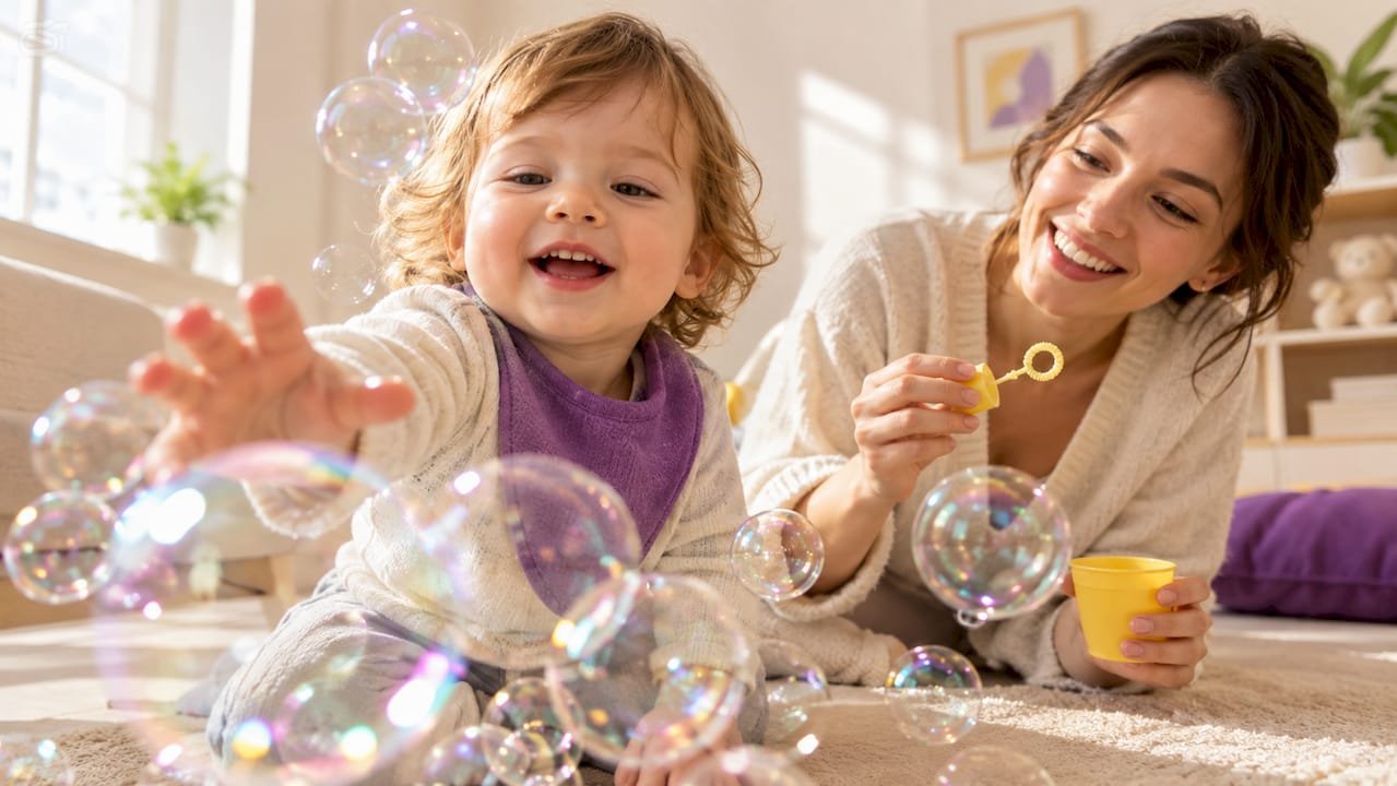 12 Bubble Play Ideas for Busy Parents That Build Toddler Language
