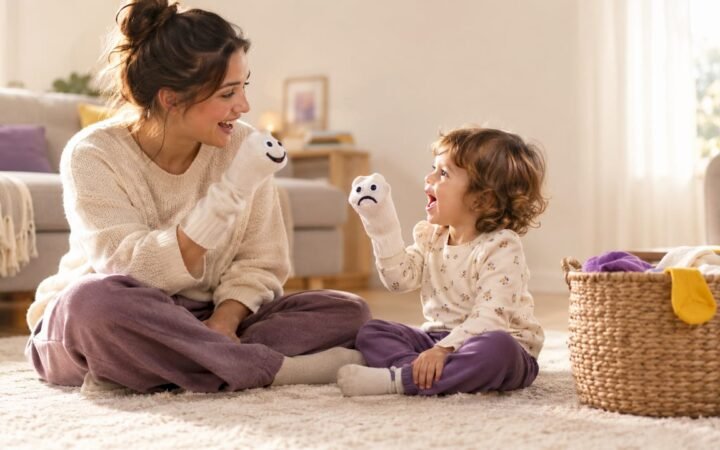 5 Minute Emotional Activities for Toddlers Using Household Items