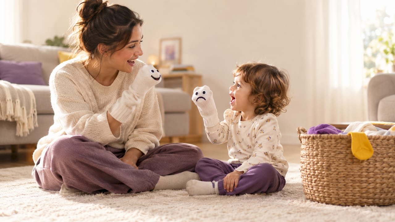 5 Minute Emotional Activities for Toddlers Using Household Items