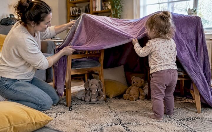 10 Minute Blanket Forts Toddlers Can Build With You