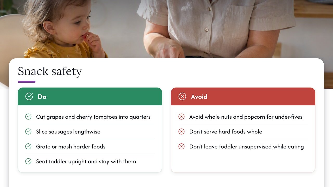 5. Snack Safety: What to Avoid and How to Prepare Food — overview diagram
