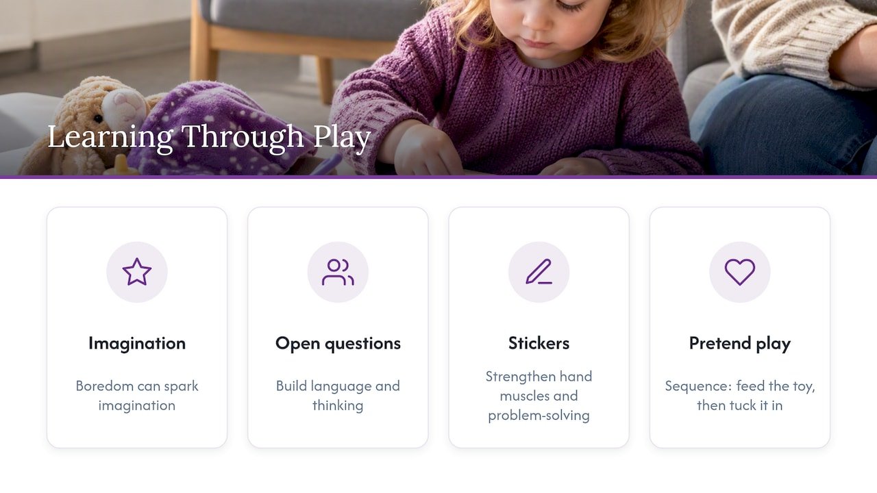 What are toddlers learning while they wait? — overview diagram